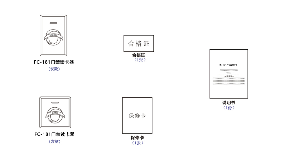 門禁讀卡器套什么定額