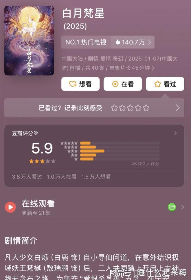 愛奇藝白月梵星定檔0107靈活執(zhí)行策略_Phablet11.67.91